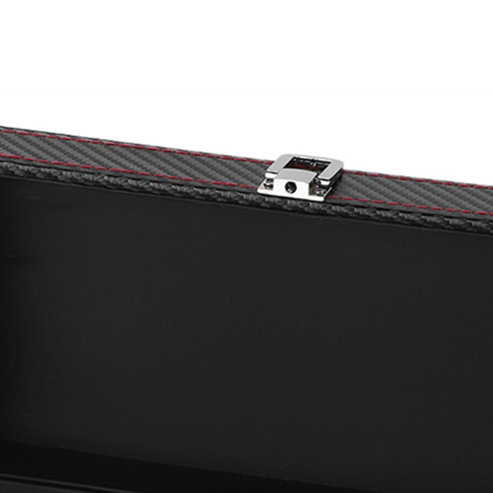 Watch Display Storage Box Carbon Fiber - Portable Black Jewelry Organizer Box Carbon