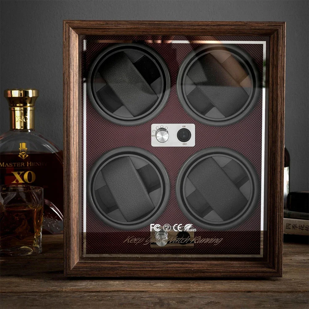 OEM RBYENOU 4 slot Silent Moto - огляд і ціна Watch Winder 4 Watches Automatic Silent