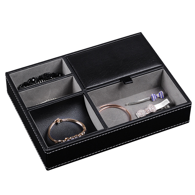 Men's Valet Tray Desktop PU Le - огляд і ціна Valet Tray Nightstand Organizer Leather
