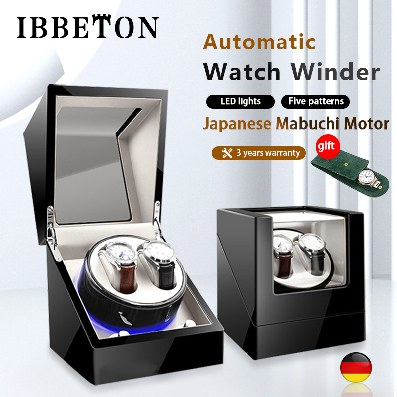 IBBETON Automatic Luxury Watch - огляд і ціна Watch Display Storage Box Carbon Fiber