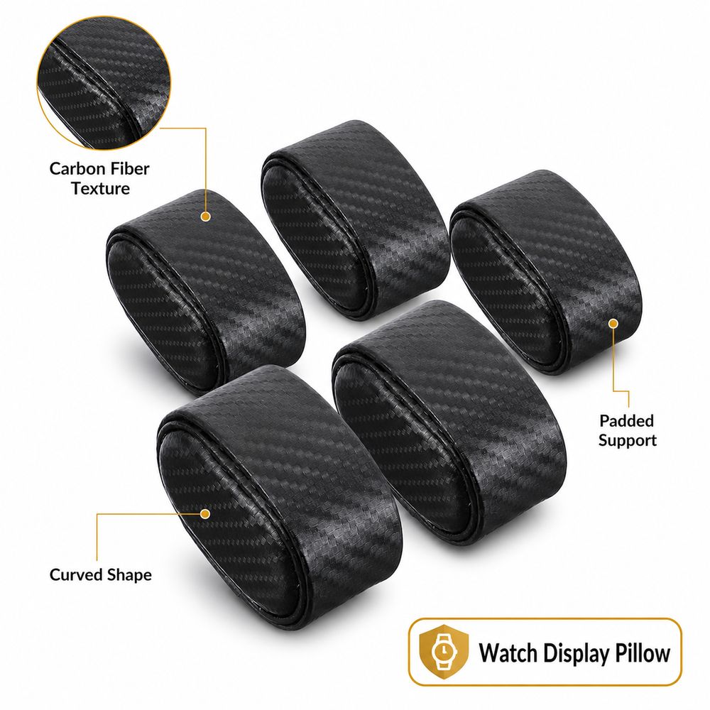 Carbon Fiber Texture Watch Dis - огляд і ціна Watch Display Storage Box Carbon Fiber