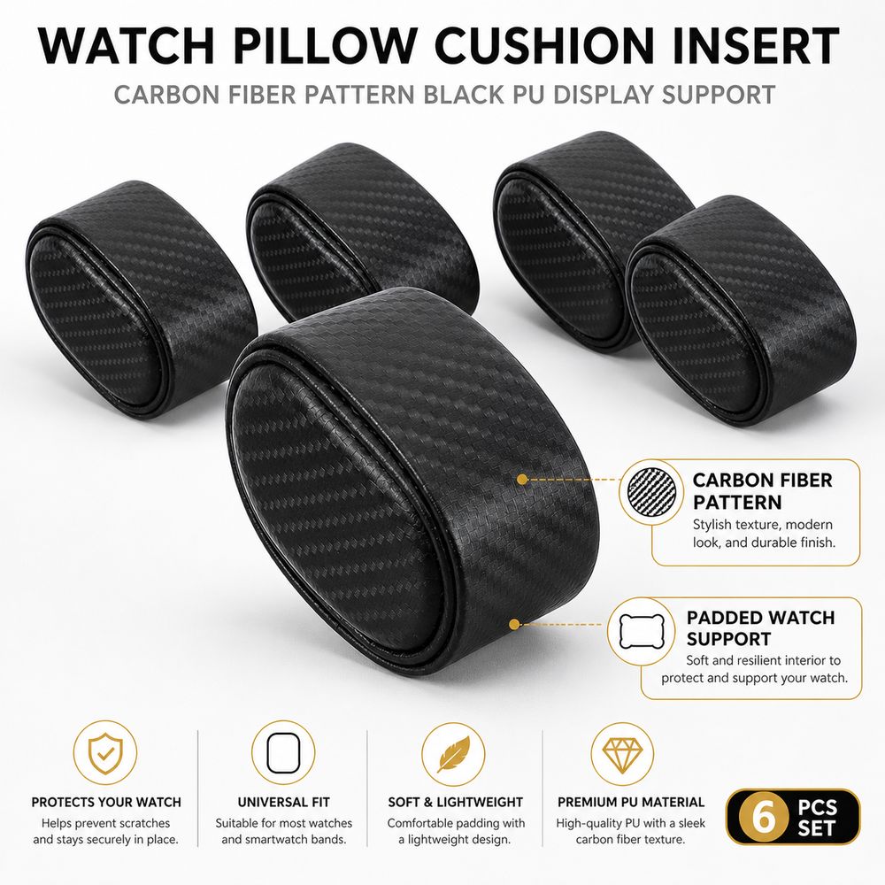 Carbon Fiber Texture Watch Dis - огляд і ціна Watch Display Storage Box Carbon Fiber