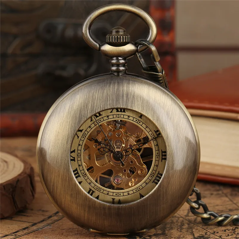 Vintage Skeleton Hand Winding  - огляд і ціна Pocket Watch Mechanical Skeleton Vintage