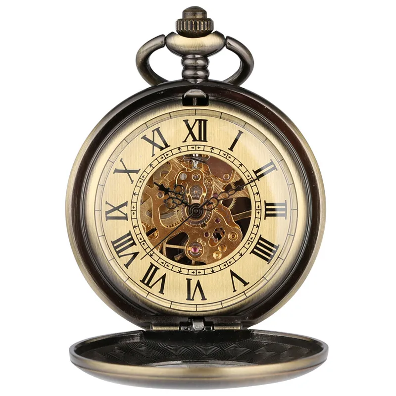 Vintage Skeleton Hand Winding  - огляд і ціна Pocket Watch Mechanical Skeleton Vintage