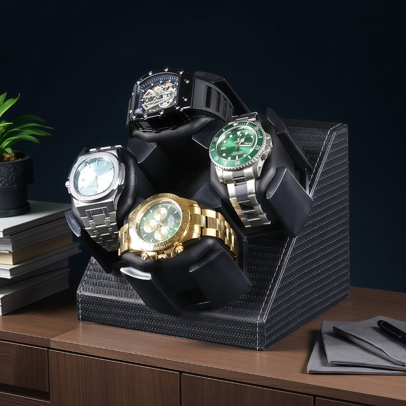 3 4 Slot Silent Automatic Watc - огляд і ціна Watch Winder 4 Watches Automatic Silent