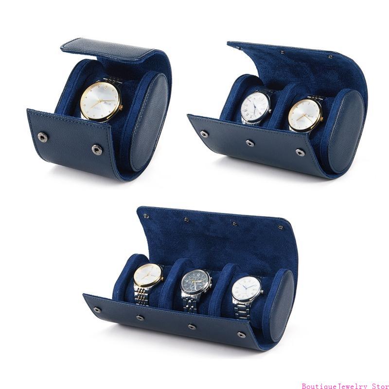 E1PE 1/2/3 Slots Watch Roll Tr - огляд і ціна Watch Travel Roll Case 3 Slots Leather