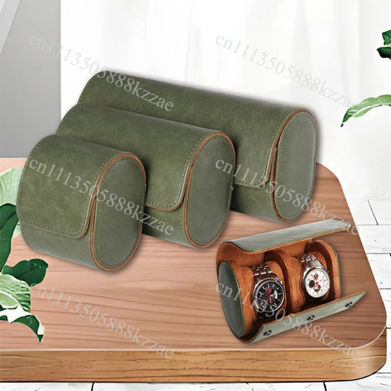 For Men Women Leather Watch Ro - огляд і ціна Watch Travel Roll Case 3 Slots Leather