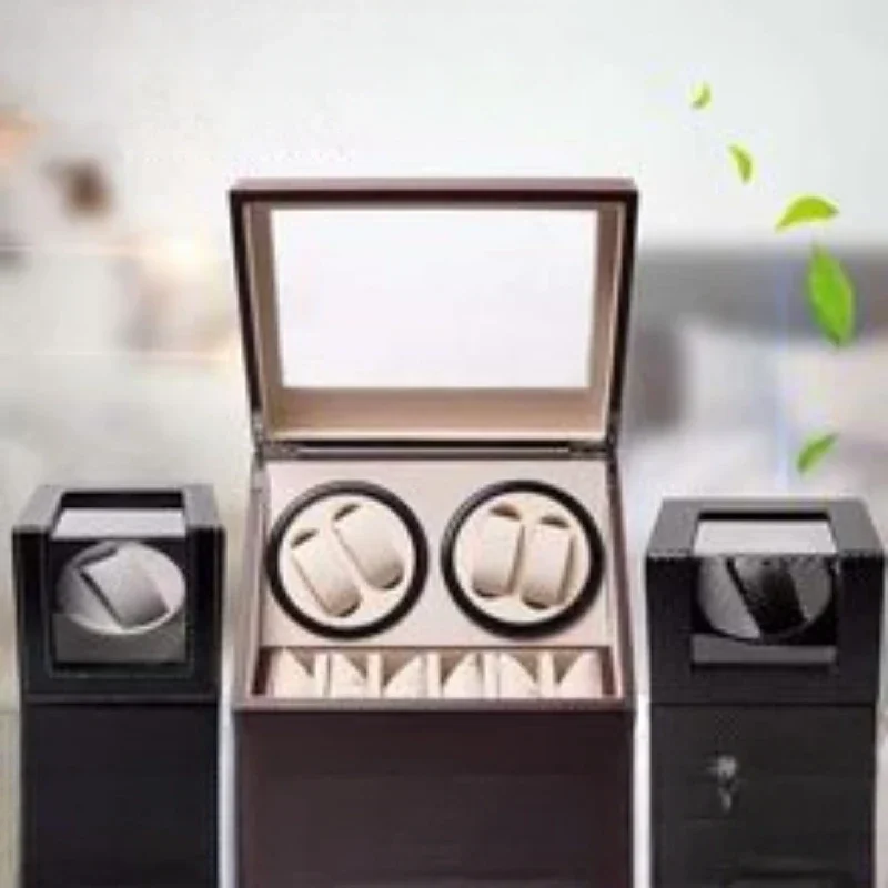 Automatic Rotating Watch Winde - огляд і ціна Watch Winder 4 Watches Automatic Silent