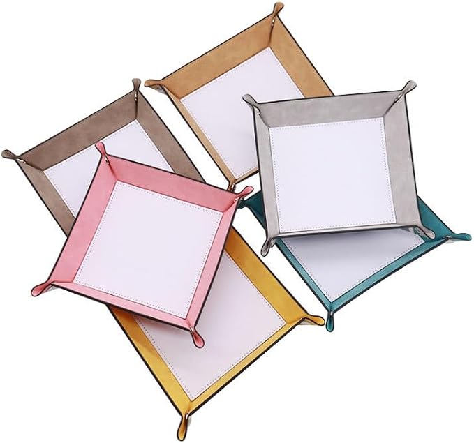 10 Pack Sublimation Blanks Val - огляд і ціна Valet Tray Nightstand Organizer Leather