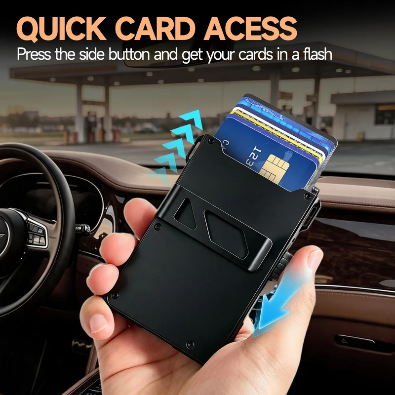 Men's Minimalist RFID Blocking - огляд і ціна Money Clip Minimalist Rfid Blocking