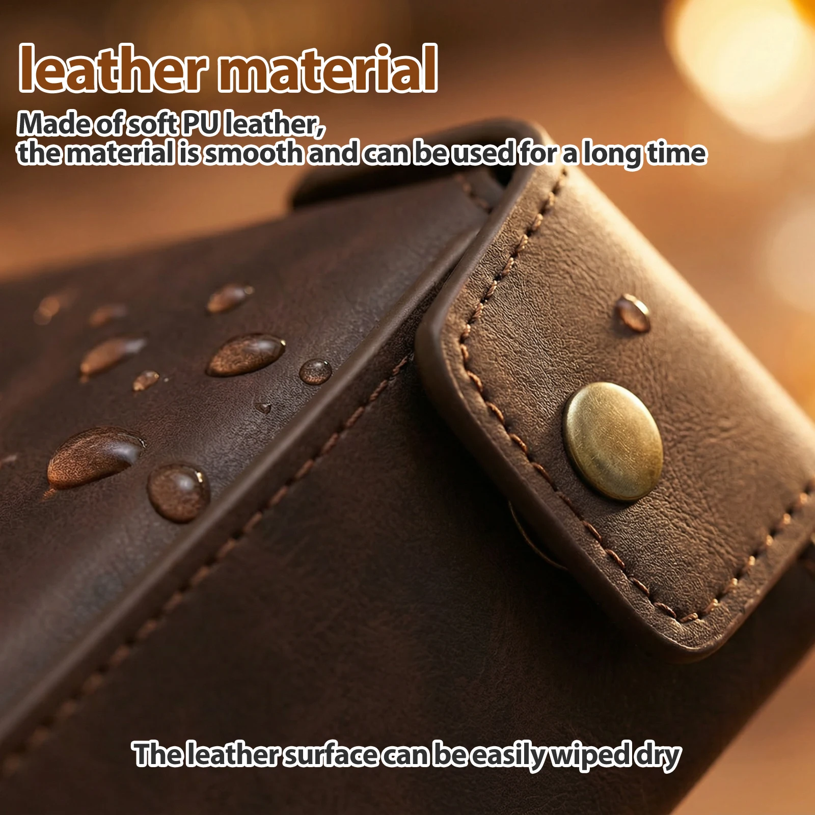 PU Leather Valet Tray Portable - огляд і ціна Valet Tray Nightstand Organizer Leather