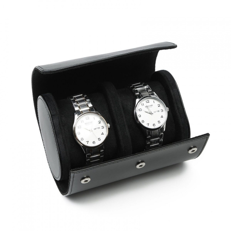 New High-End Luxury Embers Lea - огляд і ціна Watch Travel Roll Case 3 Slots Leather
