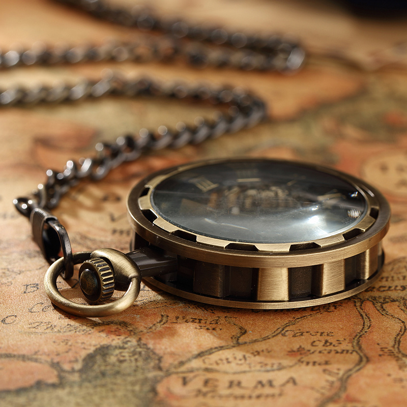 Vintage Watch Necklace Steampu - огляд і ціна Pocket Watch Mechanical Skeleton Vintage