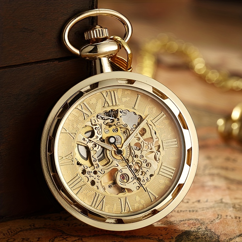 Vintage Watch Necklace Steampu - огляд і ціна Pocket Watch Mechanical Skeleton Vintage