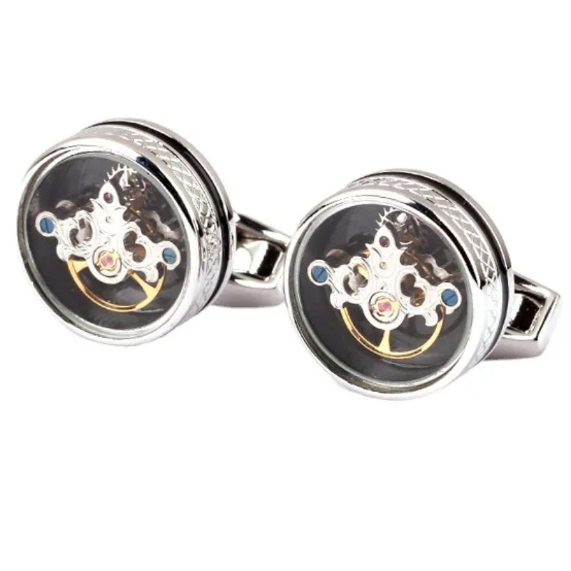Tourbillon Cufflinks Luxury Br - огляд і ціна Cufflinks Men Stainless Steel Luxury