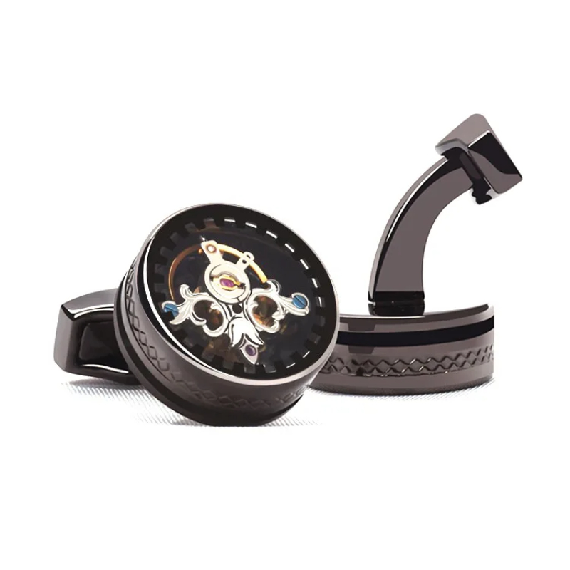 Tourbillon Cufflinks Luxury Br - огляд і ціна Cufflinks Men Stainless Steel Luxury