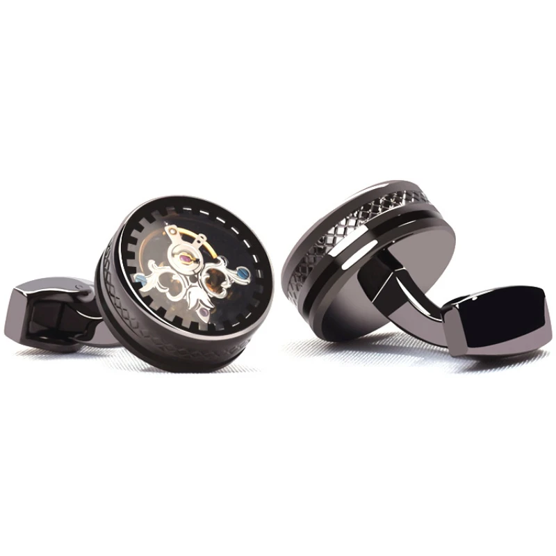 Tourbillon Cufflinks Luxury Br - огляд і ціна Cufflinks Men Stainless Steel Luxury