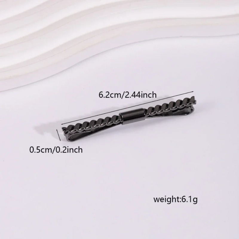 British style metal mesh tie c - огляд і ціна Cufflinks Men Stainless Steel Luxury