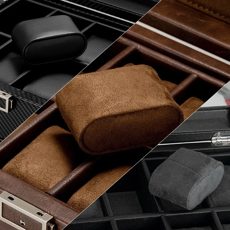 for New Watch Winder Box Mecha - огляд і ціна Watch Display Storage Box Carbon Fiber