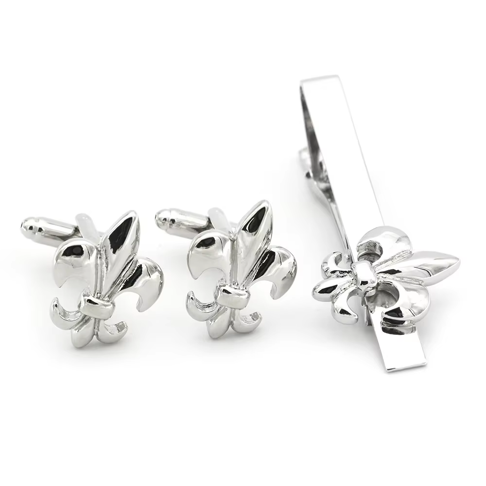 High Quality Cuff Tie Clip Set - огляд і ціна Tie Clip Bar Set Stainless Steel