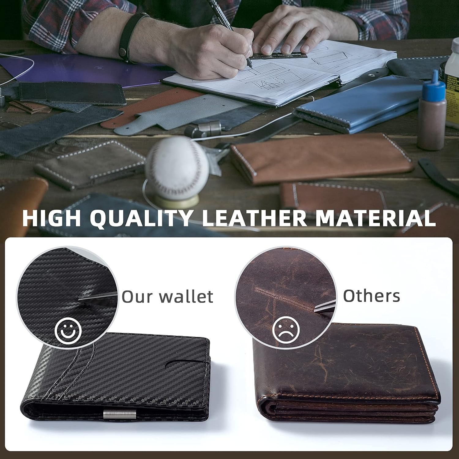 Mutural Minimalist Slim Wallet - огляд і ціна Money Clip Minimalist Rfid Blocking