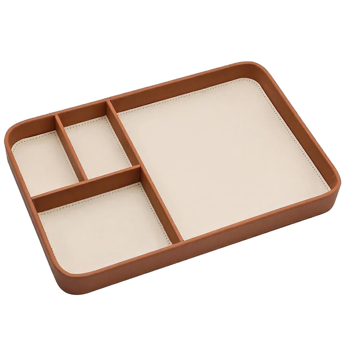 High Quality Men'S Vegan Leath - огляд і ціна Valet Tray Nightstand Organizer Leather