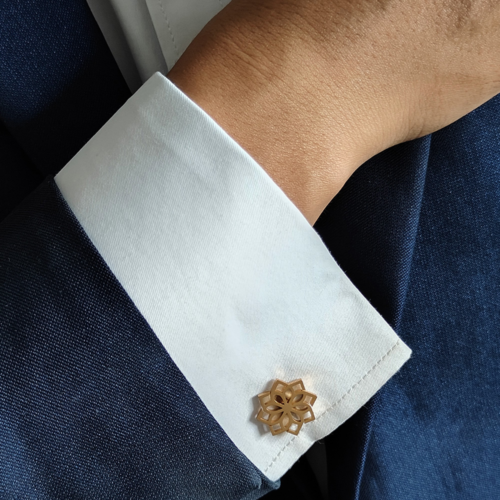 Luxury Cufflinks for Men Lotus - огляд і ціна Cufflinks Men Stainless Steel Luxury