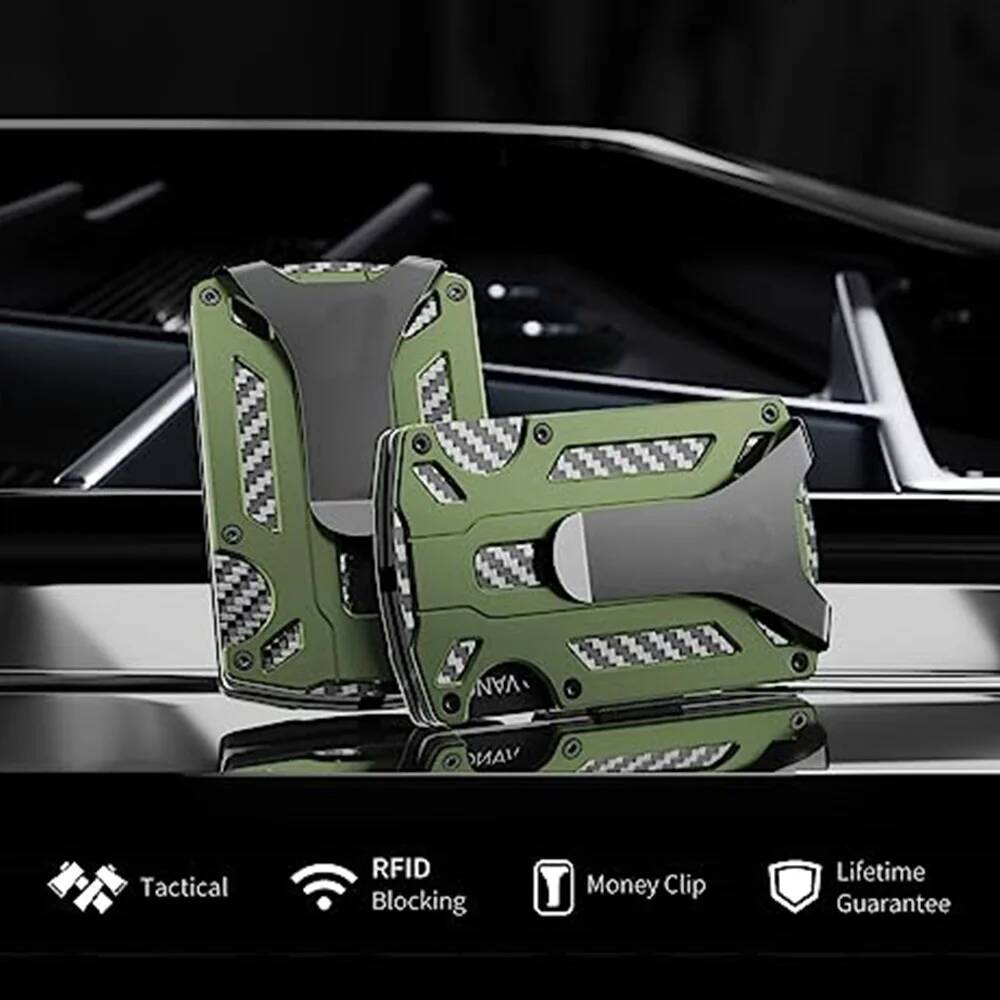 OUIO Men's Tactical Wallet Car - огляд і ціна Money Clip Minimalist Rfid Blocking