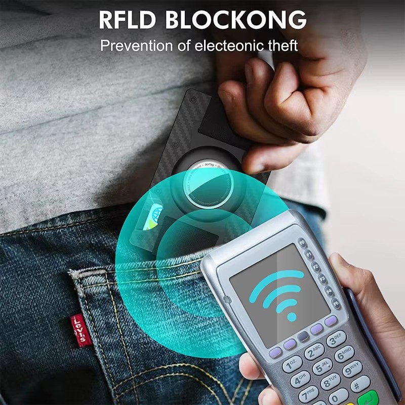 Aluminum Minimalist Wallet RFI - огляд і ціна Money Clip Minimalist Rfid Blocking