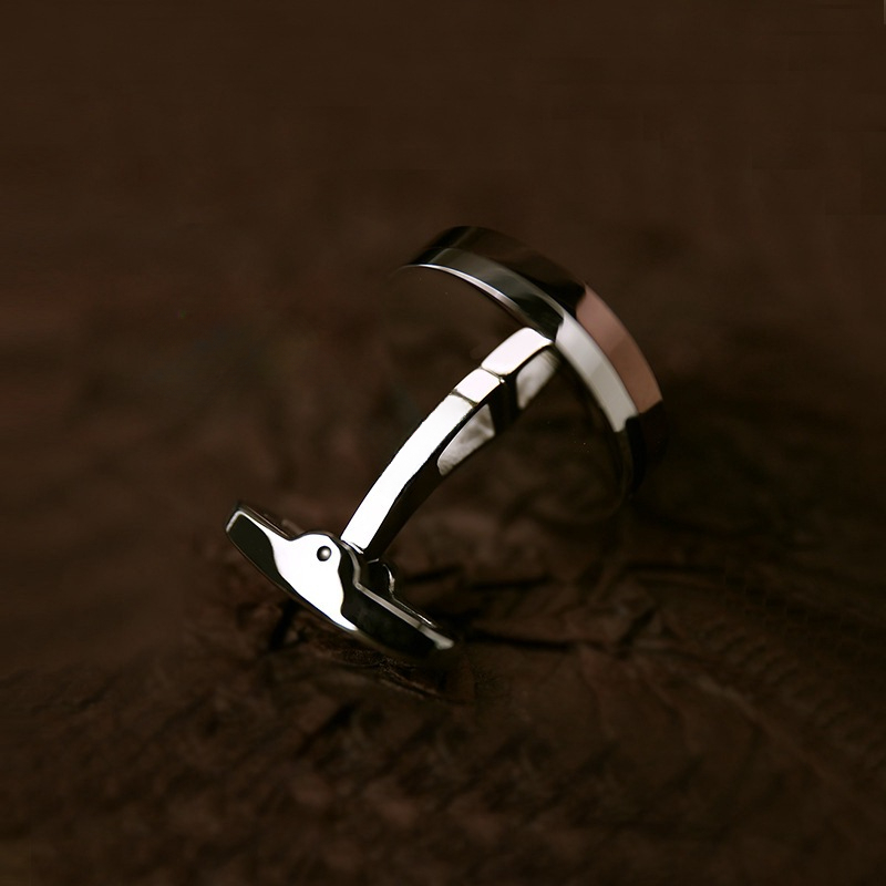 Clock Cufflinks Luxury British - огляд і ціна Cufflinks Men Stainless Steel Luxury