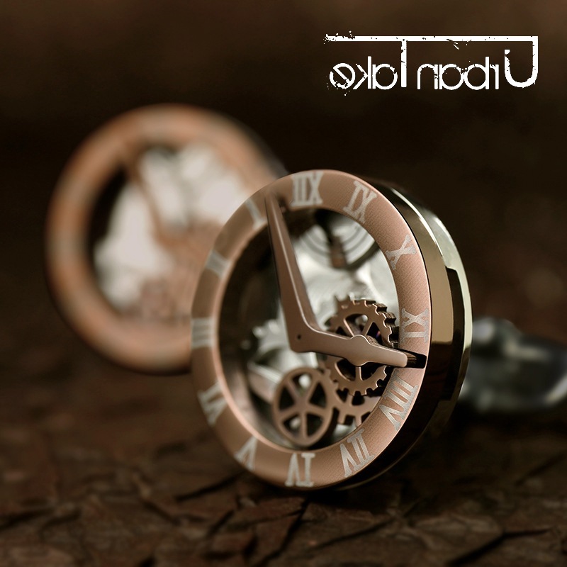 Clock Cufflinks Luxury British - огляд і ціна Cufflinks Men Stainless Steel Luxury