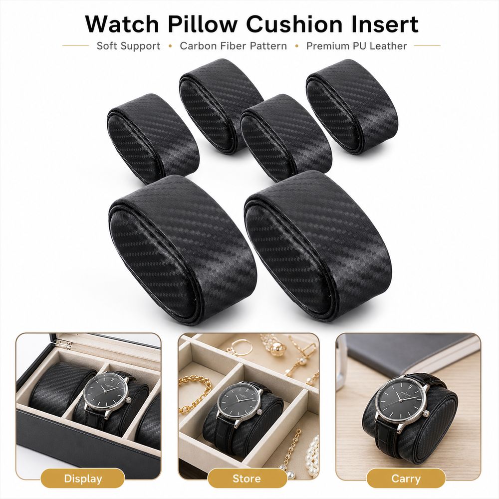 Carbon Fiber Texture Watch Dis - огляд і ціна Watch Display Storage Box Carbon Fiber