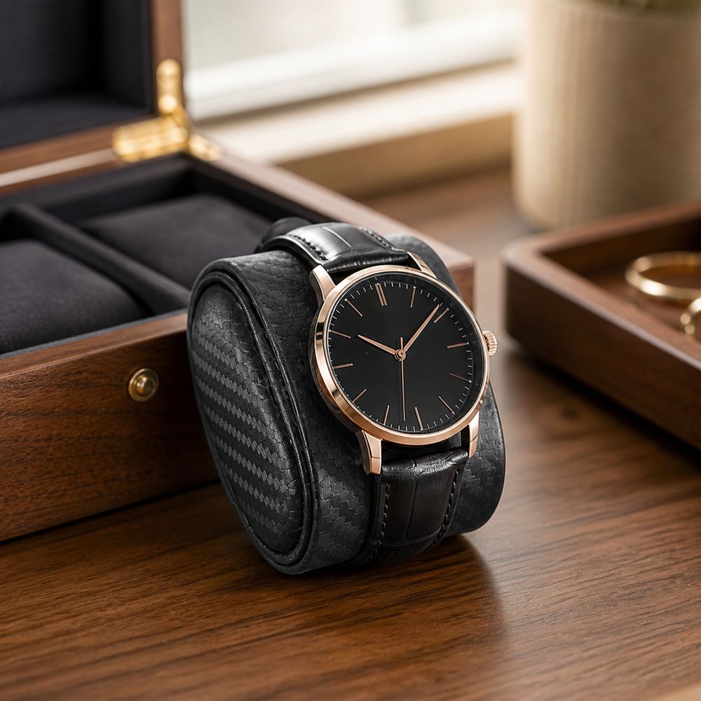 Carbon Fiber Texture Watch Dis - огляд і ціна Watch Display Storage Box Carbon Fiber