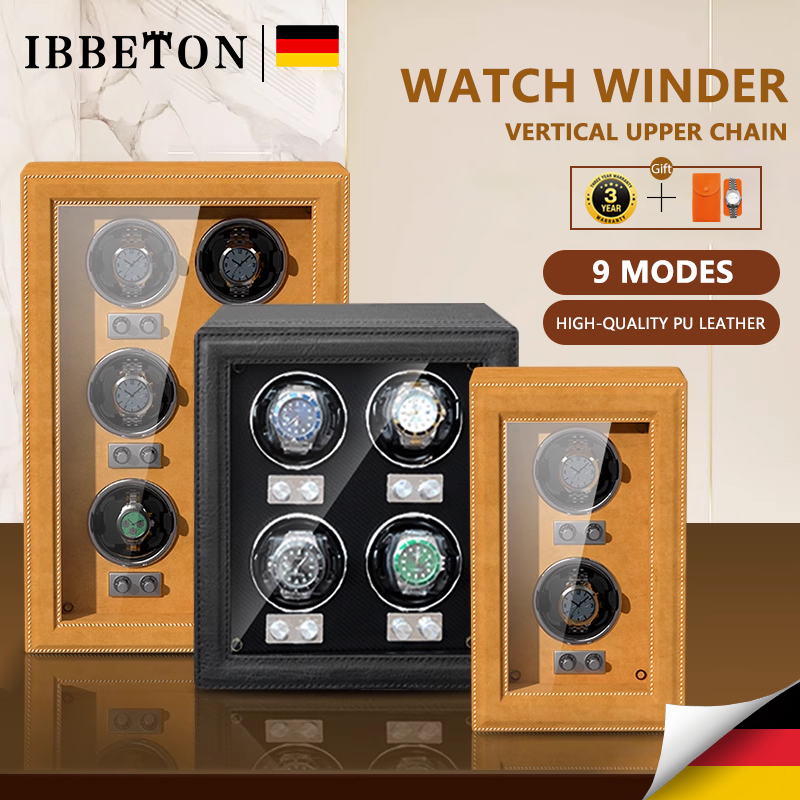The Luxury PU Leather Watch Is - огляд і ціна Watch Winder 4 Watches Automatic Silent