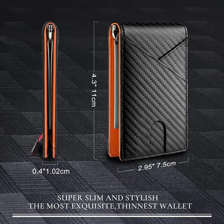 RFID Blocking Wallet Men Money - огляд і ціна Money Clip Minimalist Rfid Blocking