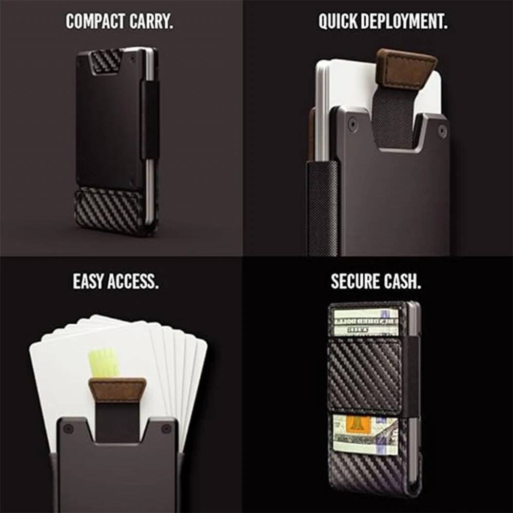 OUIO Men's RFID Blocking Minim - огляд і ціна Money Clip Minimalist Rfid Blocking