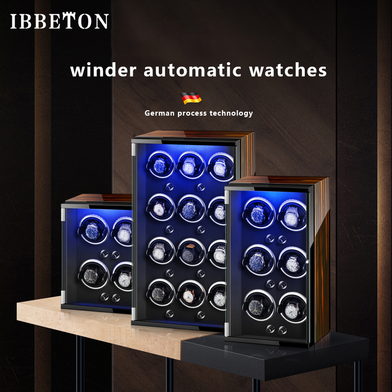 IBBETON 2/3/4/6/9 slots Watch  - огляд і ціна Watch Winder 4 Watches Automatic Silent