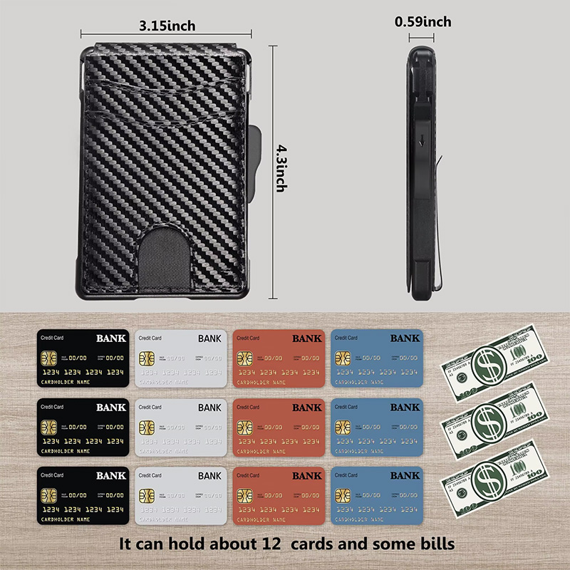 Minimalist Wallet EDC Tactical - огляд і ціна Money Clip Minimalist Rfid Blocking