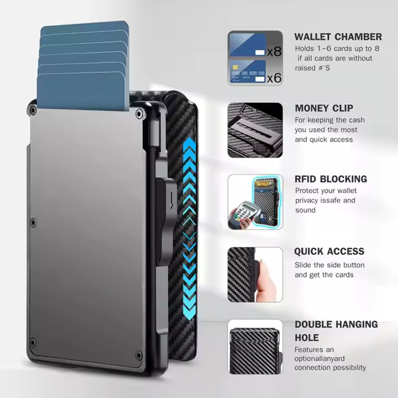 Minimalist Wallet EDC Tactical - огляд і ціна Money Clip Minimalist Rfid Blocking