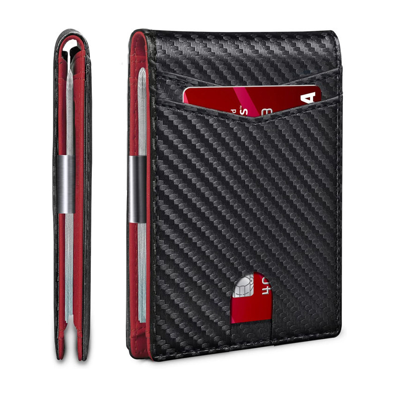 Ultra Thin RFID Blocking Walle - огляд і ціна Money Clip Minimalist Rfid Blocking