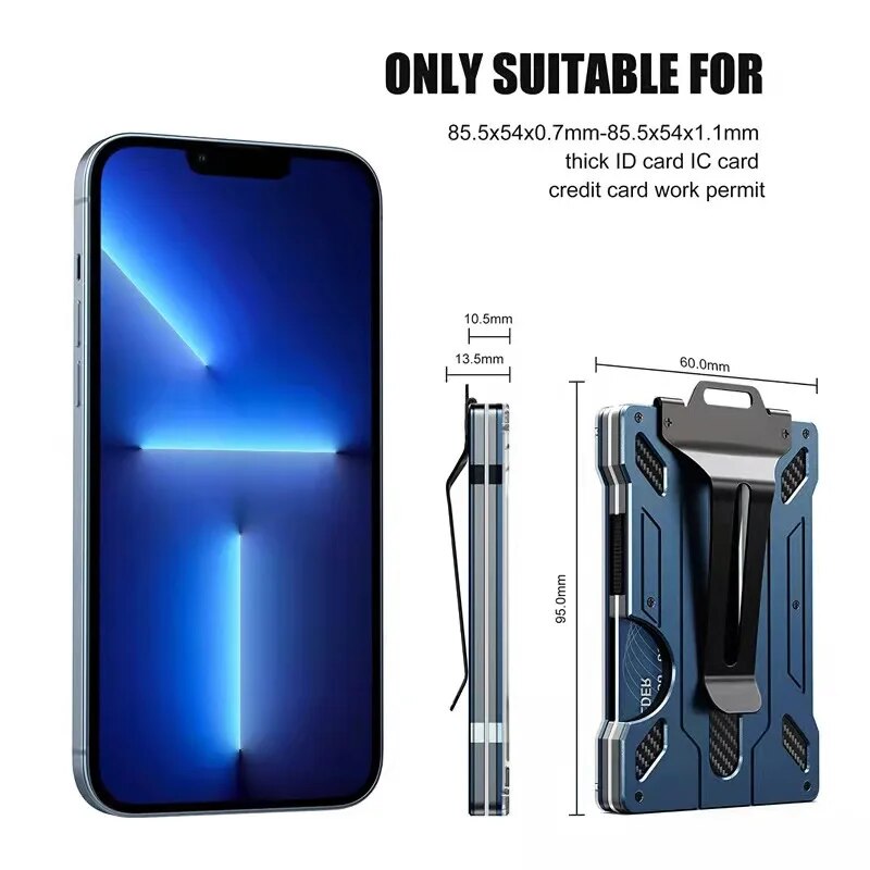 Minimalist Slim Wallet For Men - огляд і ціна Money Clip Minimalist Rfid Blocking
