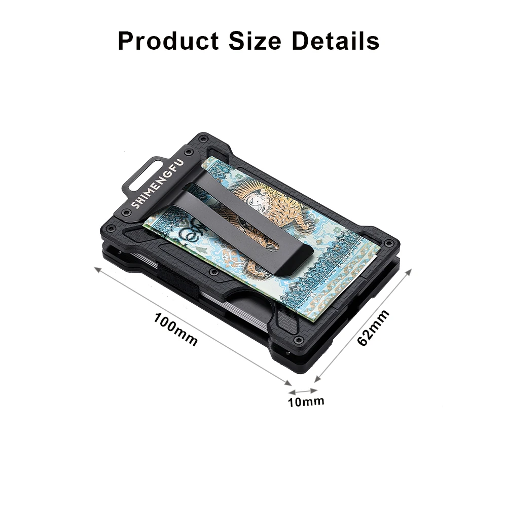Men's Carbon Fiber Wallet RFID - огляд і ціна Money Clip Minimalist Rfid Blocking
