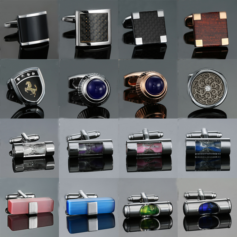 Novelty Luxury high quality st - огляд і ціна Cufflinks Men Stainless Steel Luxury